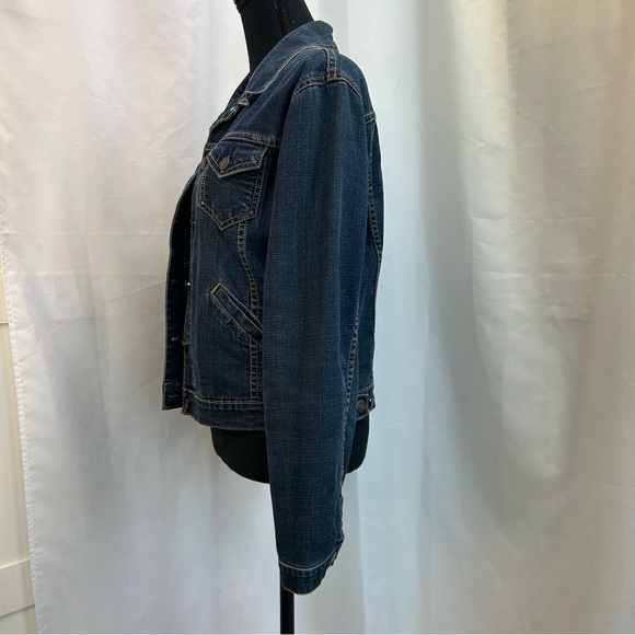 Levi's blue denim jean jacket Sz S - Picture 3 of 9
